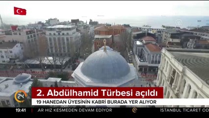 2. Abdülhamid Türbesi açıldı