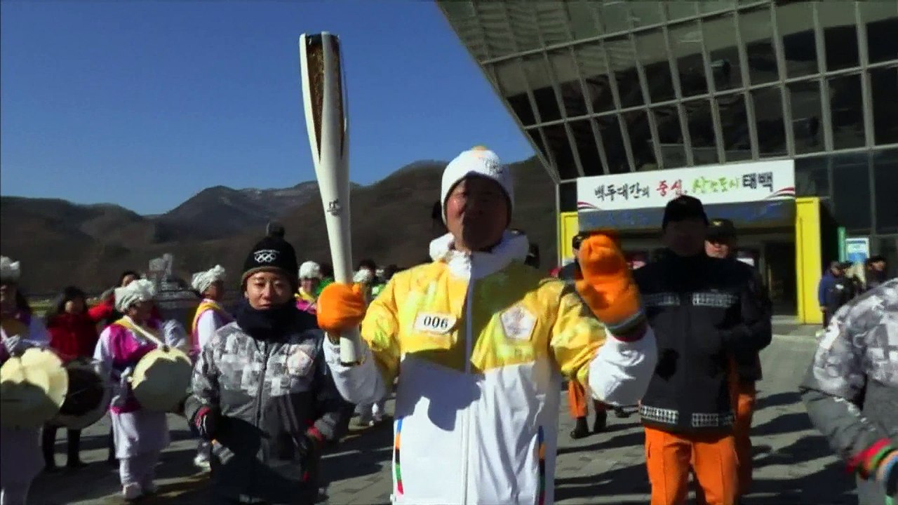 South Korea Olympics flame