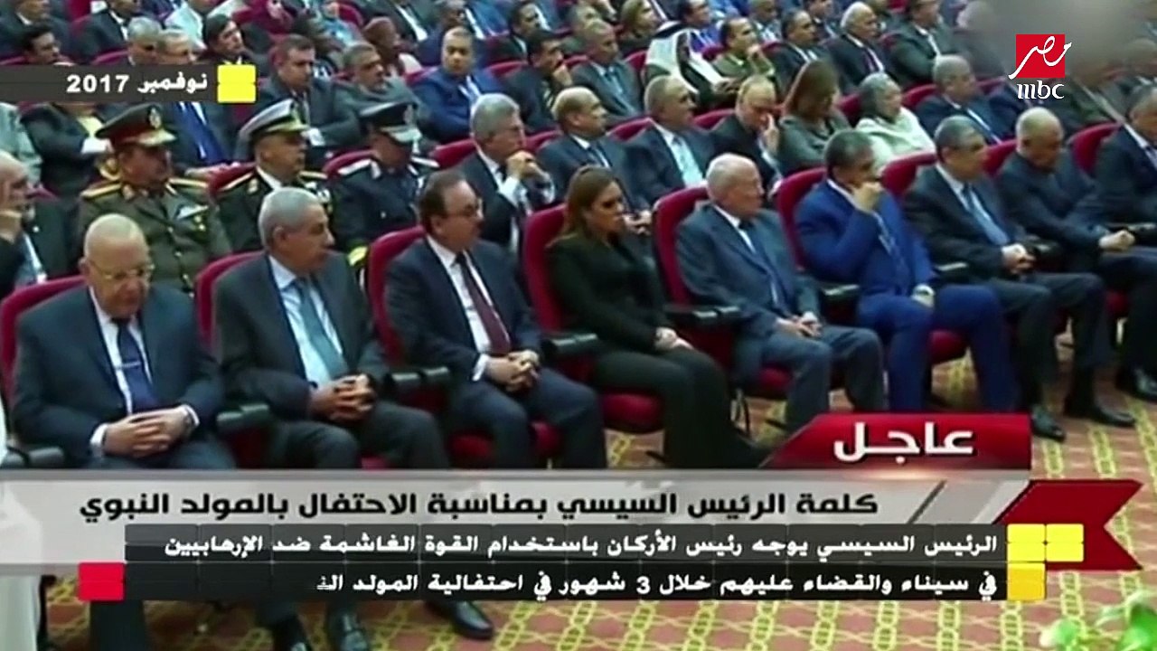 الرئيس السيسي يوجه رئيس الأركان باستخدام القوة الغاشمة ضد الإرهابيين