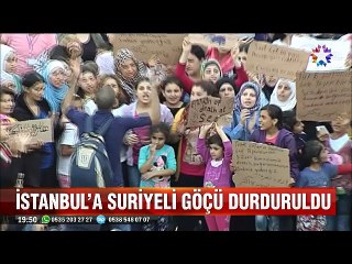 İstanbul'da Suriyeli Nüfusu 548 bini geçince Suriyeli göçü durduruldu