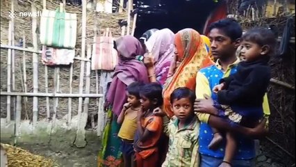 Exclusive: Indian woman's rare condition causes her to 'sweat' blood from her eyes