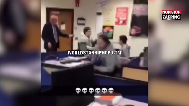 Hors de contrôle, un élève détruit tout dans sa classe (Vidéo)