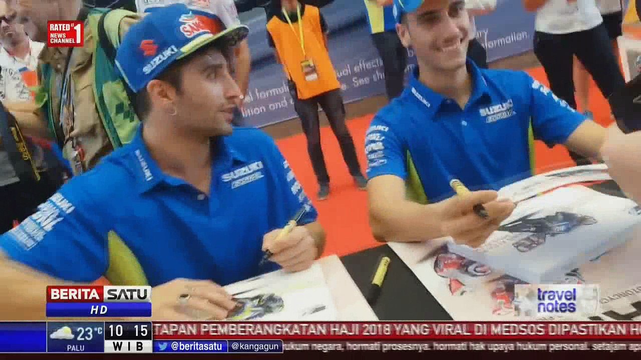 1500 Orang Yang Beruntung Jalan Di Jalur Para Pembalap MotoGP Sumber ; BeritaSatuTV