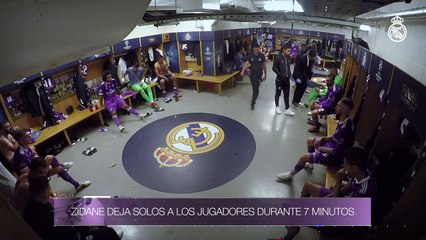 'En el corazón de la Duodécima': charla de Zidane a los jugadores en el descanso de la final