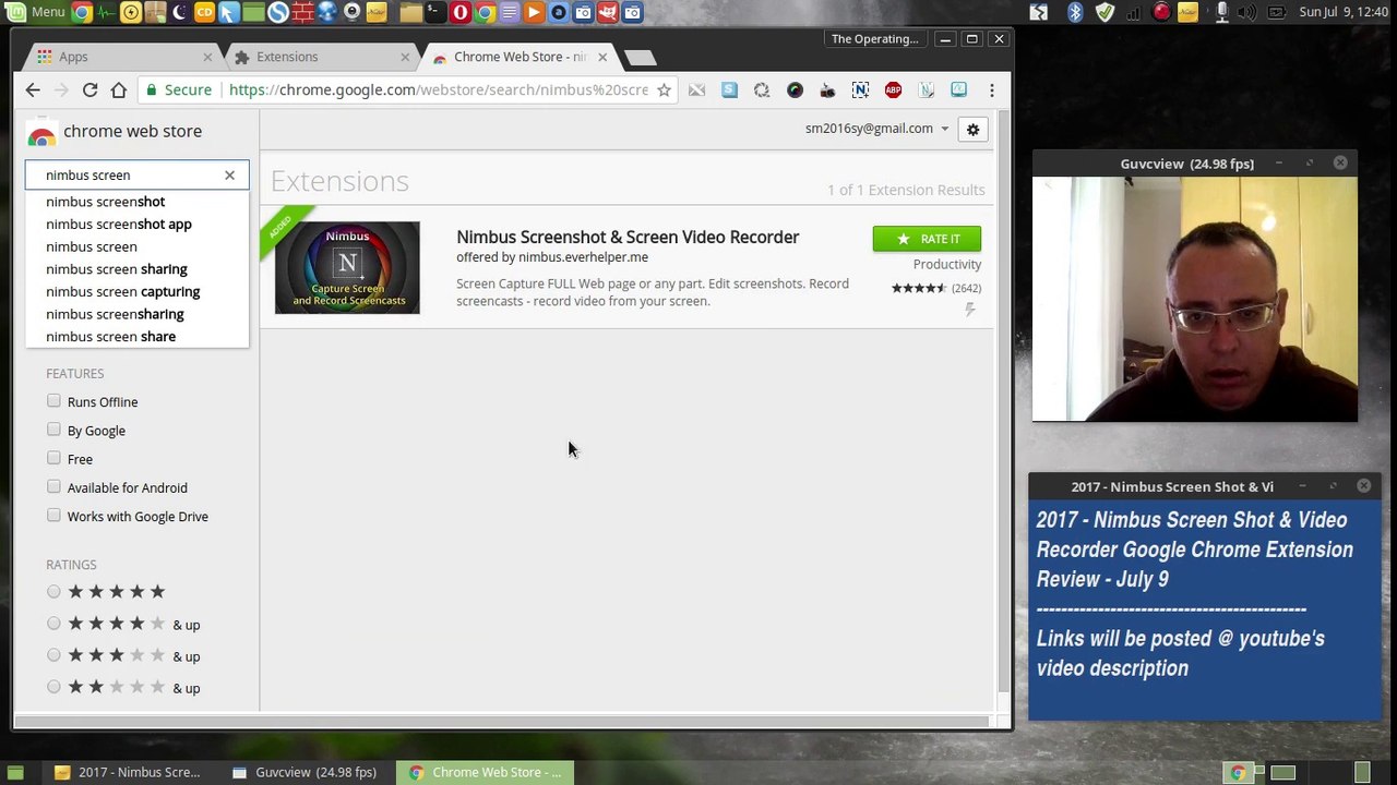 2017 Nimbus Screen Shot & Video Recorder Google Chrome Extension