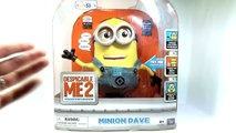 Интерактивная игрушка Миньон / Deluxe Despicable me 2 Minion Dave 9 от Thinkway Toys обзор