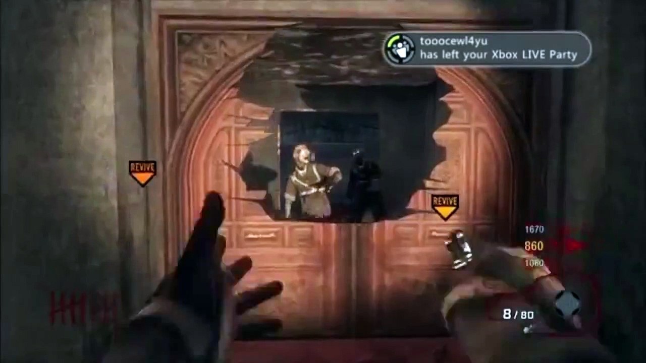 Black Ops Zombies Glitches Out of Kino Der Toten Xbox 360 video