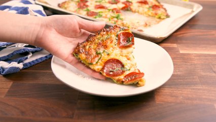 Zucchini Makes A BOMB Pizza Crust!