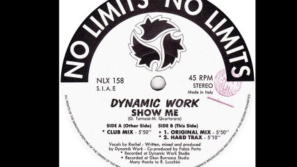 Dynamic Work - Show Me (Club Mix) (A)