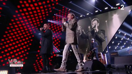 Hommage à Johnny Hallyday - Florent Pagny et Slimane / Victoires de la Musique 2018