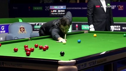Ronnie O'Sullivan 111 v Yan Bingtao 颜丙涛 R1 International Championship 2017