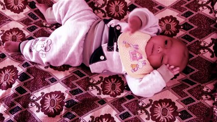 What a cute and lovely baby-Naughty Bady playing himself