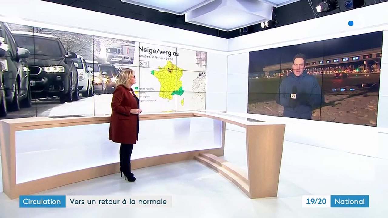 Neige : la circulation reprend progressivement en Normandie et en région parisienne