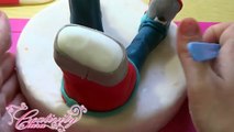 how to make Ryder PAW PATROL cake topper fondant tutorial pasta di zucchero