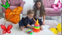 Learn Colors With Colored Rings | Eğlenceli Renkli Halkalarla Renkleri Öğreniyoruz