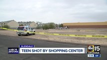 Glendale teen shot by shopping center
