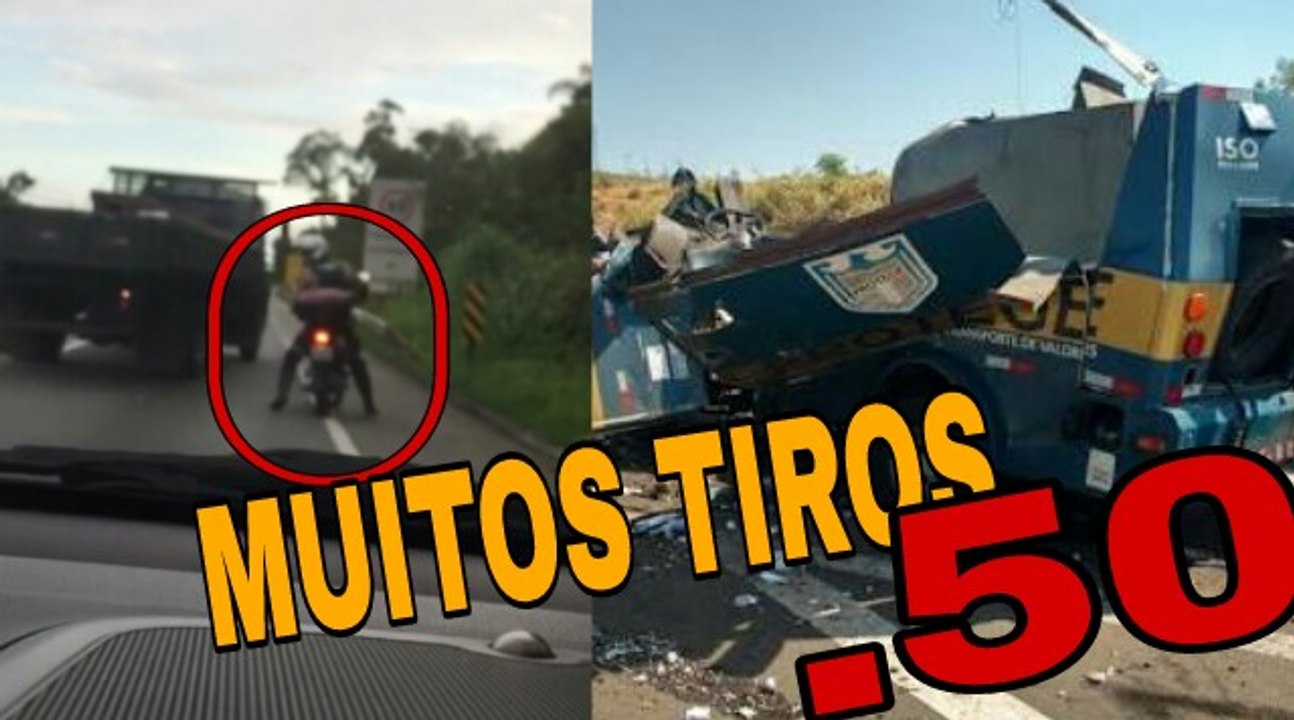 MUITOS TIROS EM ROUBO A CARRO FORTE