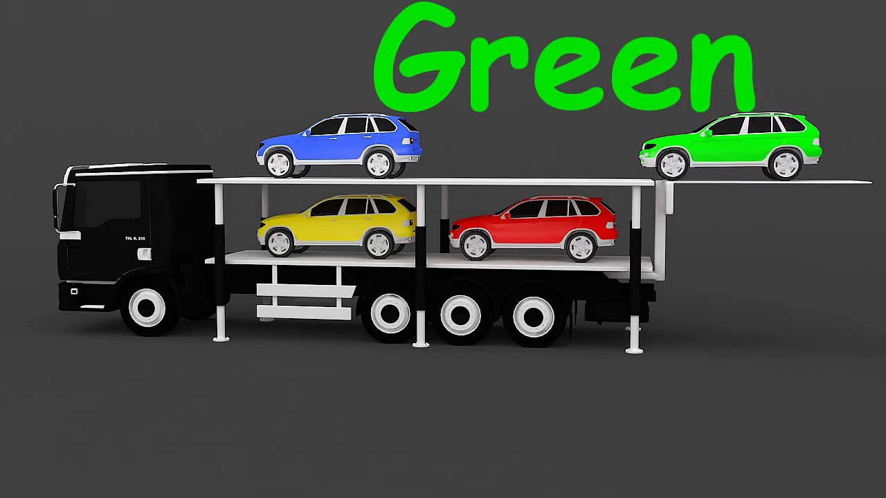 Colors for Children to Learn 3D with Vehicles - Colours for Kids, Toddlers - Learning Videos