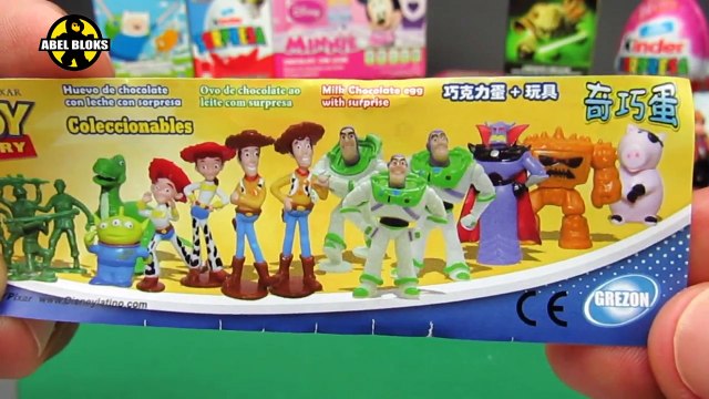 21 Huevos Kinder Sorpresa Star Wars, Frozen, Hora de Aventura, Sofia, Guardianes Galaxia, Barbie.