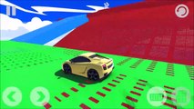 Low Gravity Lamborghini Stunt Racing Physic Simulation