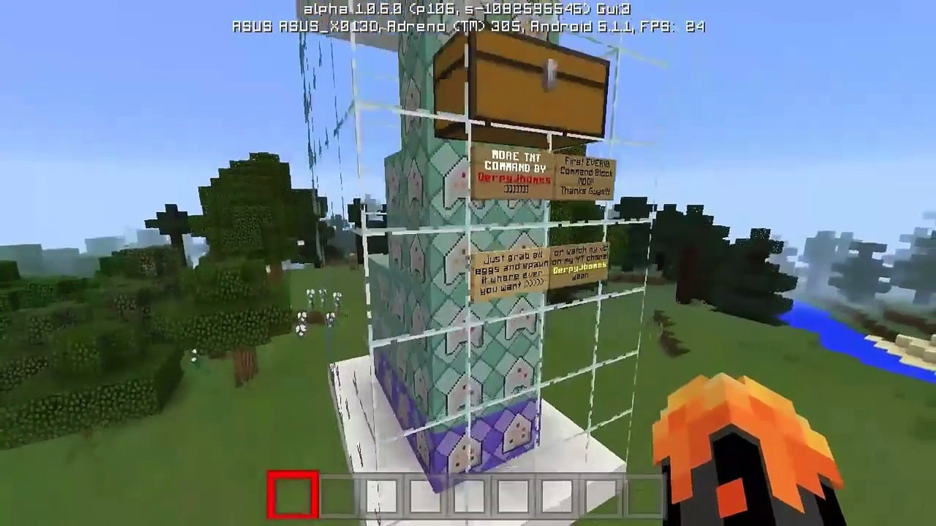Mcpe Only Command More Tnt Command With No Mods Mcpe Command Block Creations Video Dailymotion