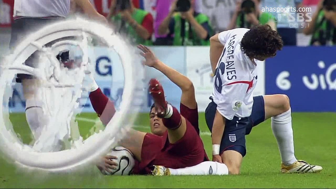 الشوط الاول مباراة البرتغال و انجلترا ربع نهائي كاس العالم 2006