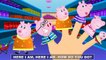 pappa pig finger family | Five little piggies jumping on the bed and many more nursery rhymes