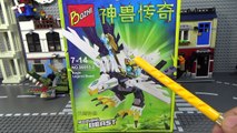 Bozhi 키마 레전드 비스트 독수리와 이리스 레고 짝퉁 조립 리뷰 LEGO knockoff Chima 70124 Eagle Legend Beast