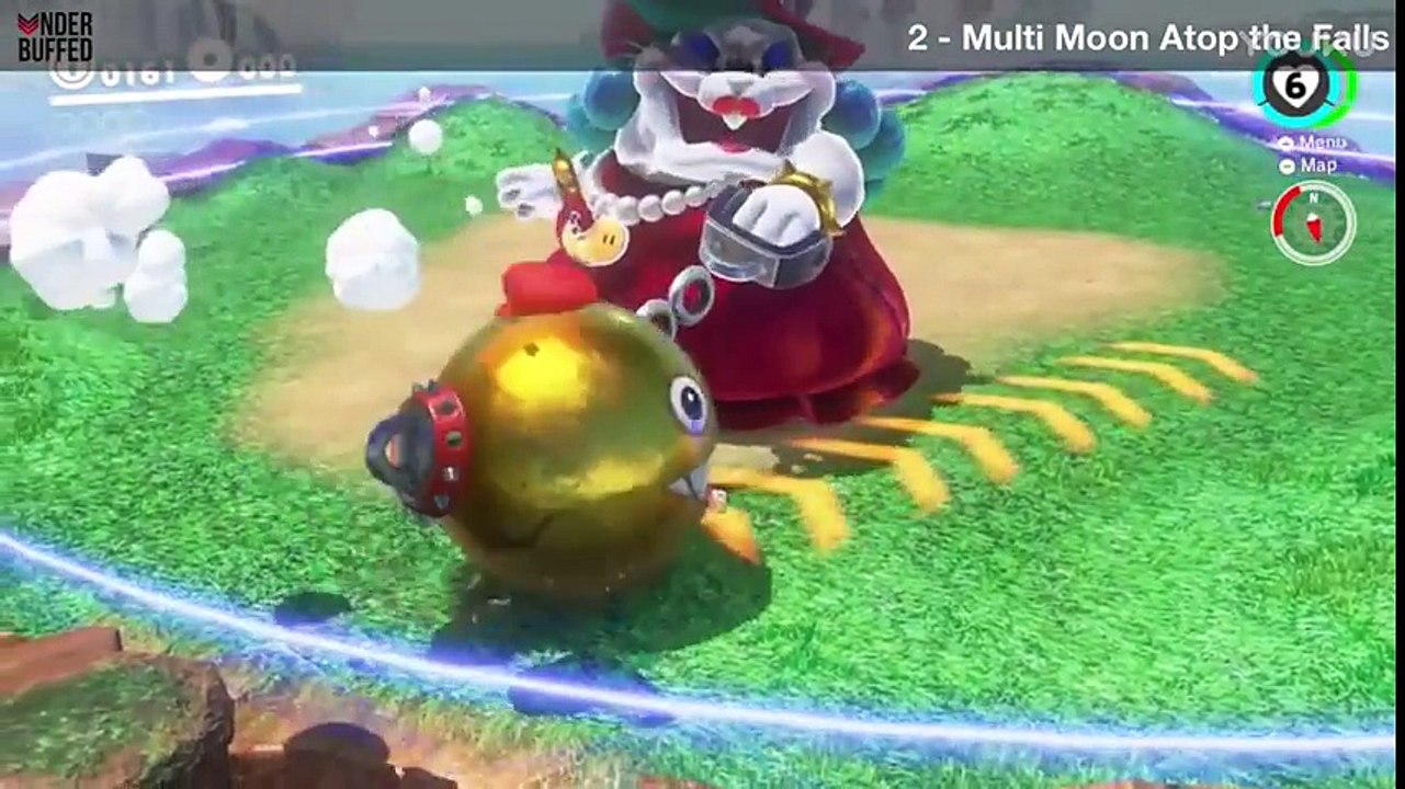 Super Mario Odyssey Cascade Kingdom Power Moons 1 17 Guide