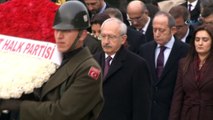CHP lideri Kılıçdaroğlu, PM üyeleri ile Anıtkabir'i ziyaret etti