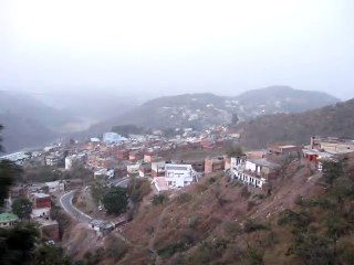 Riding the toy train to Shimla