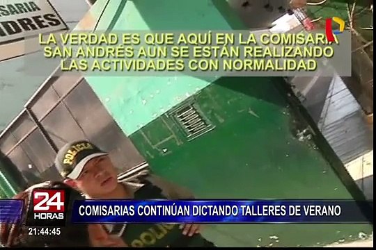 Comisarías continúan dictando talleres pese a que Defensoría demandó su anulación