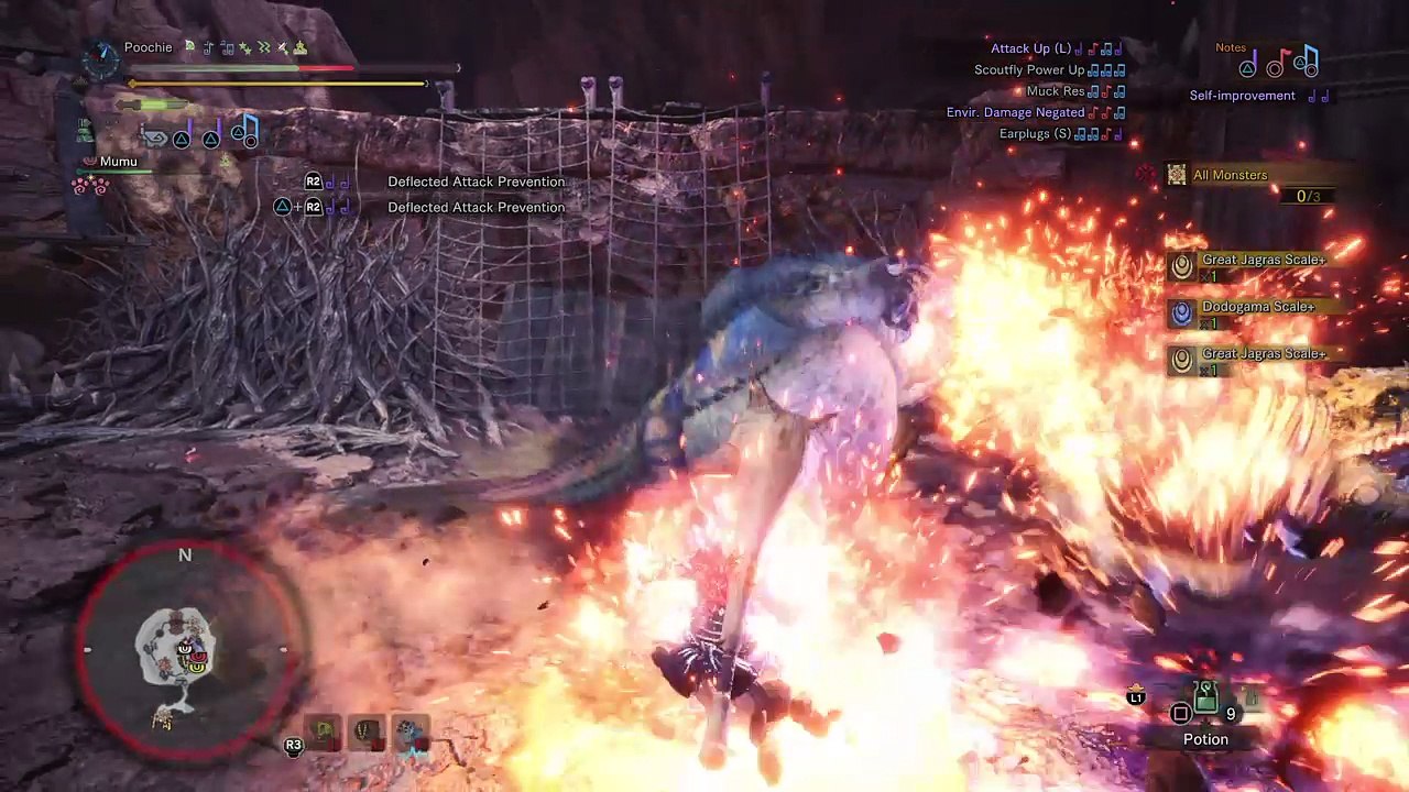 Monster Hunter: World pooch horn clips