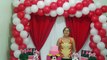 ARCO QUADRADO DE BALÕES COM 2 CORES TEMA MINNIE - square balloon arch with two colors