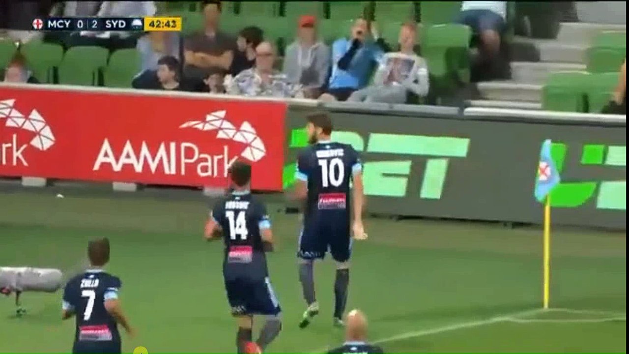 Milos Ninkovic Goal - Melbourne City vs Sydney  0-2    10.02.2018 (HD)