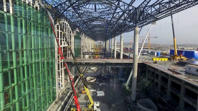 İstanbul Yeni Havalimanı inşaatı havadan görüntülendi - İSTANBUL