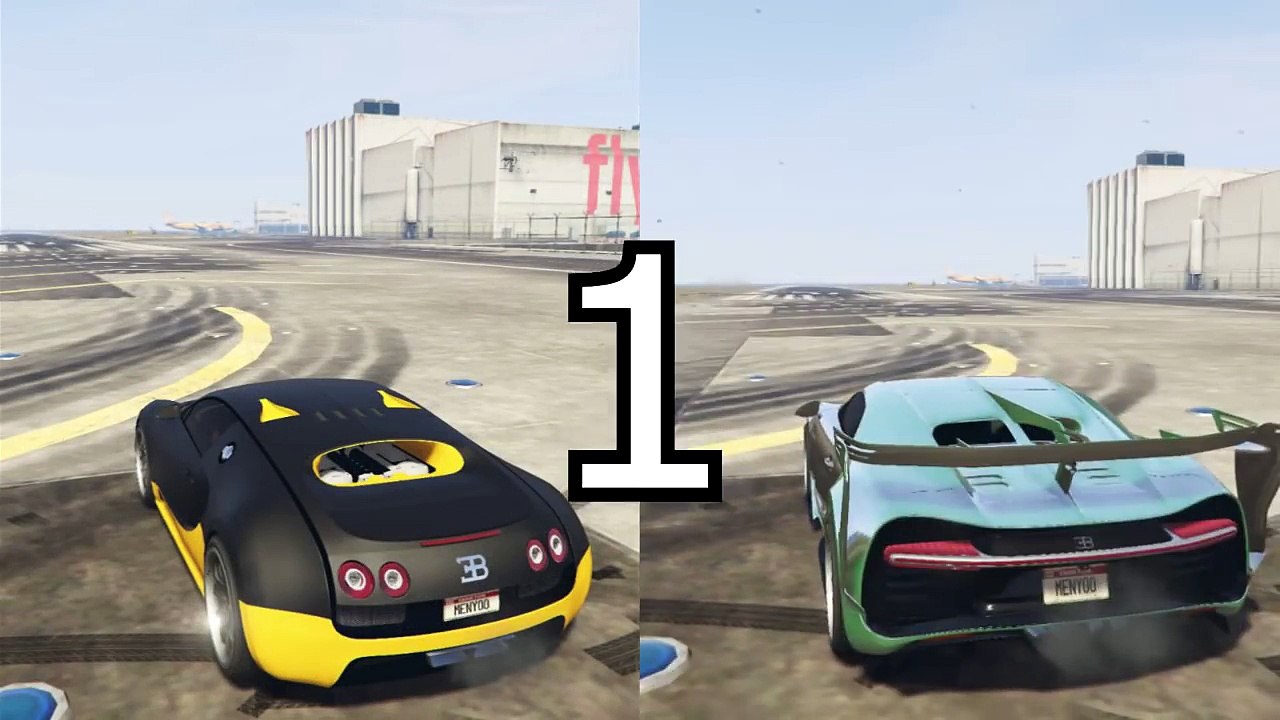 BUGATTI CHIRON vs. BUGATTI VEYRON ! (GTA 5)