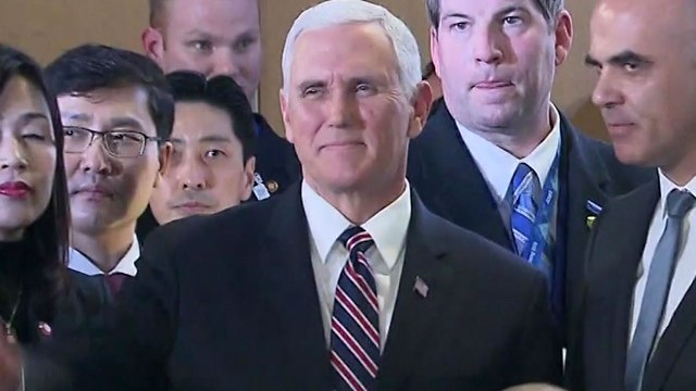 백악관 펜스 부통령 북측 인사 의도적으로 피한 것 아냐 / YTN