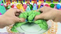 Tự Làm Hồ Bơi Mini Slime Cho Công Chúa Disney Bằng Slime Baff & Cát Động Lực Xanh