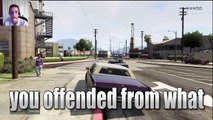 GUY GOES OFF IN GTA 5 - TROLLING/RAGING/FREAKOUT - GOONONFIRE