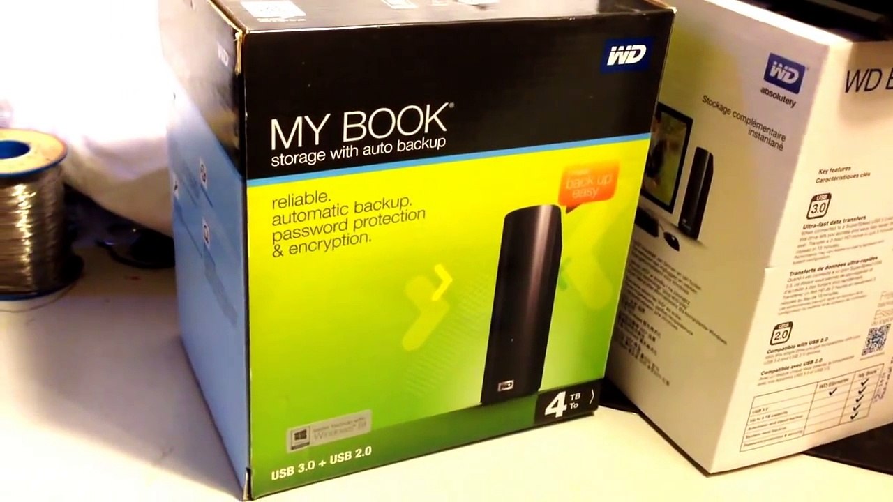 WD Elements, WD My Book vs My Cloud Festplatte Gehäuse öffnen WD Green 4TB - disassembly zerlegen