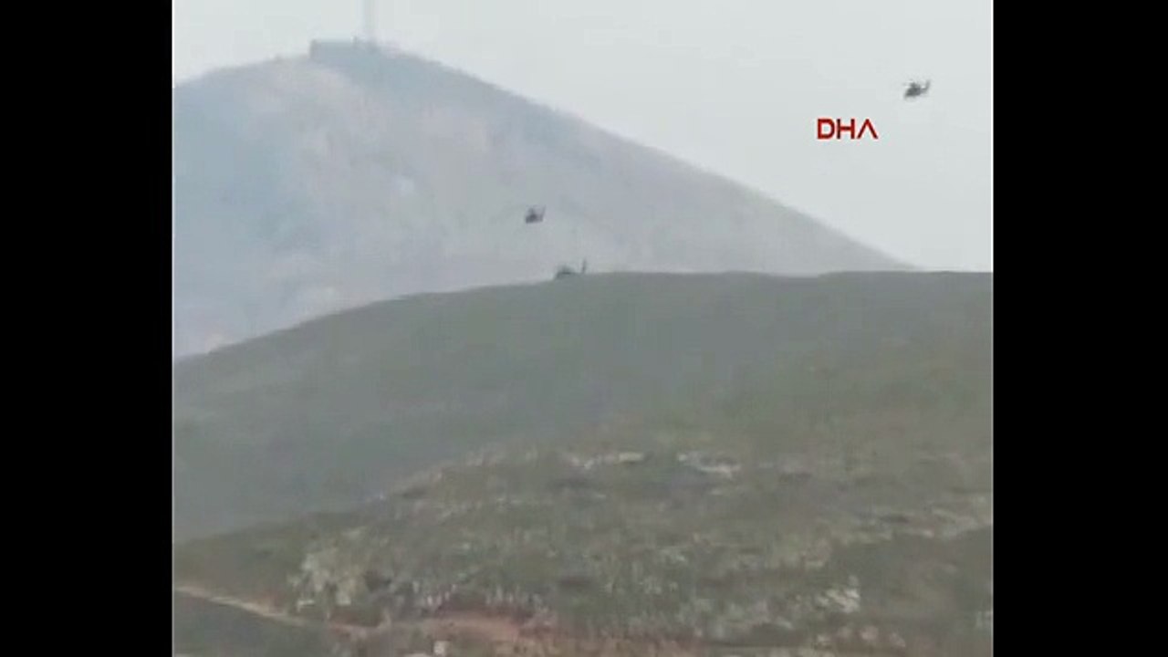 İşte düşürülen helikopterimizin bulunduğu bölgeden ilk görüntüler