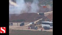 Terör örgütü YPG hedefleri obüs ve CNRA�larla böyle vuruldu