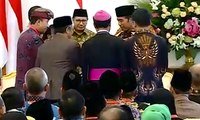 Jokowi Temui Tokoh Lintas Agama di Istana Negara