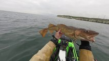 Kayak fishing flamborough head