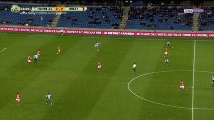 Le Havre 1 - 0 Brest (Zinedine Ferhat passeur)