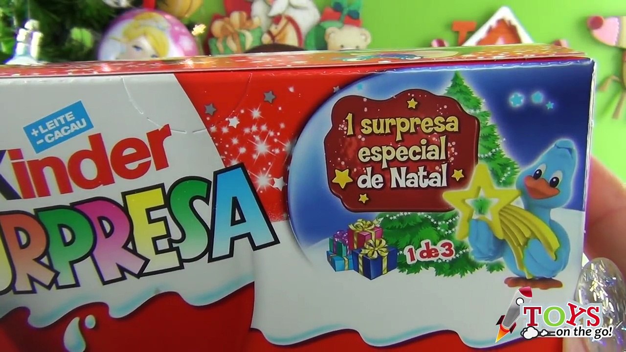 Huevos Kinder Sorpresa Navidad y chocolatinas p...