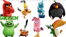 Learn Colors with Angry Birds Movie Coloring Book Compilations