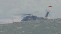 Hatay- Helikopterin Düştüğü Bölgeden İlk Görüntüler