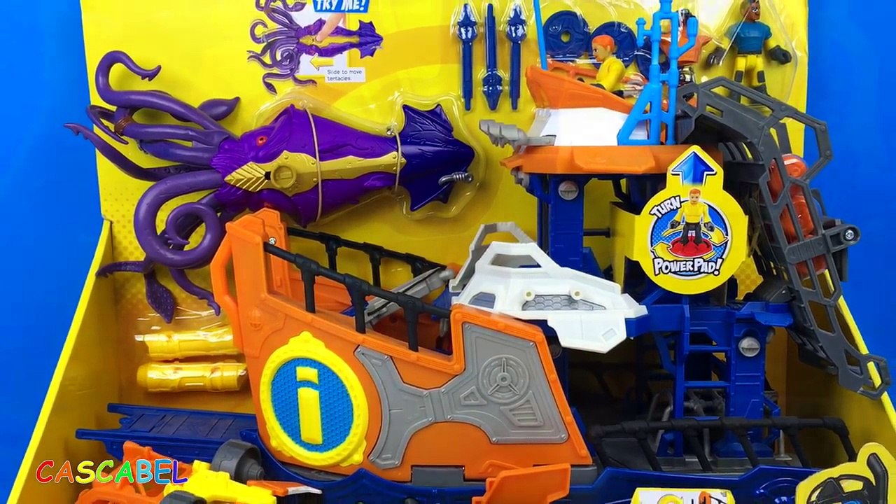 IMAGINEXT MISION COMANDO AL FONDO DEL MAR DEEP SEA MISSON COMAND CON CALAMAR GIGANTE Y SUBMARINO